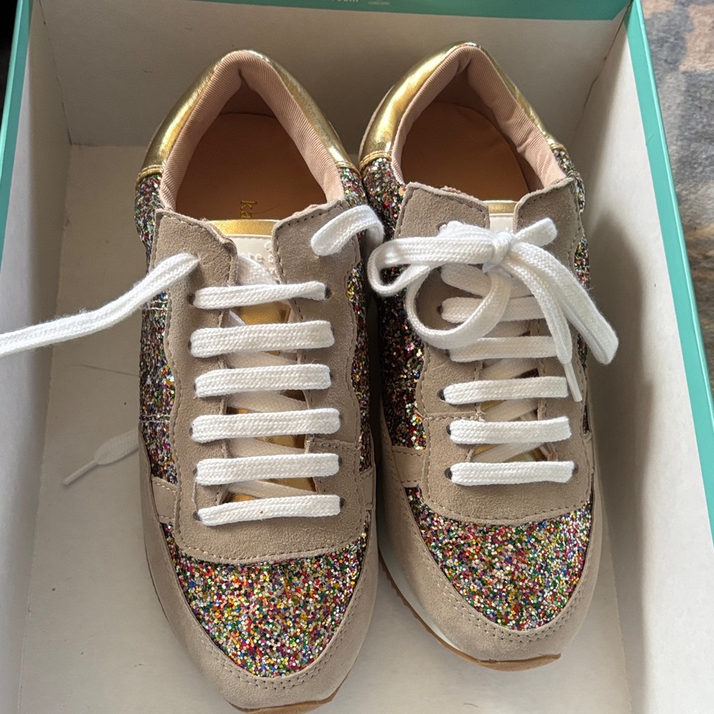 Kate Spade Glitter Multicolor Runner Sneakers